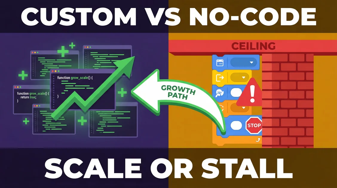 Custom Software vs No-Code: When to Use Each for Your MVP