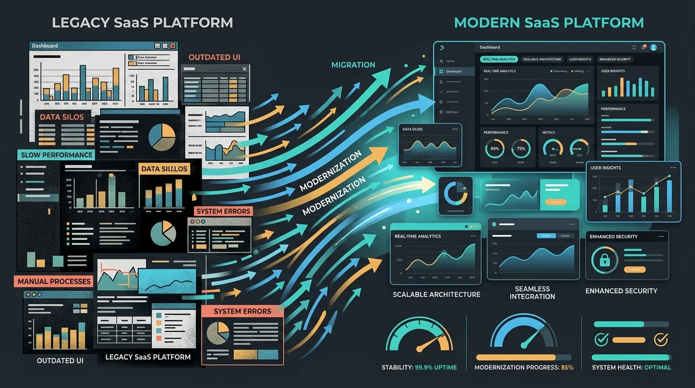 Modernizing a 10-Year-Old SaaS Platform Without Breaking the Business
