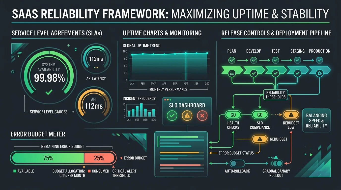 SLOs and Error Budgets for SaaS Teams